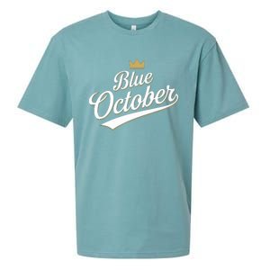 Kansas City Blue October 2024 Sueded Cloud Jersey T-Shirt