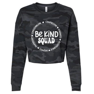 Kids Children Be Kind Squad We Wear Orange For Unity Day Cropped Pullover Crew