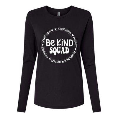 Kids Children Be Kind Squad We Wear Orange For Unity Day Womens Cotton Relaxed Long Sleeve T-Shirt