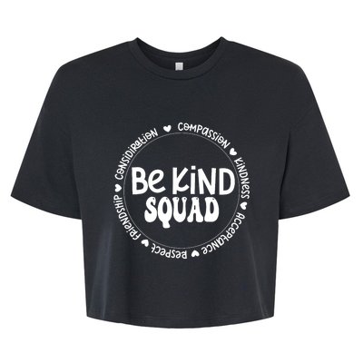 Kids Children Be Kind Squad We Wear Orange For Unity Day Bella+Canvas Jersey Crop Tee