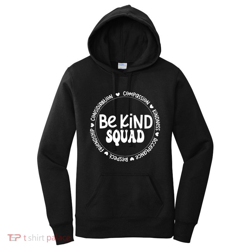 Kids Children Be Kind Squad We Wear Orange For Unity Day Women's Pullover Hoodie
