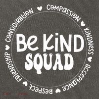 Kids Children Be Kind Squad We Wear Orange For Unity Day Cotton Canvas Backpack