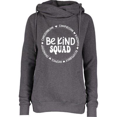 Kids Children Be Kind Squad We Wear Orange For Unity Day Womens Funnel Neck Pullover Hood