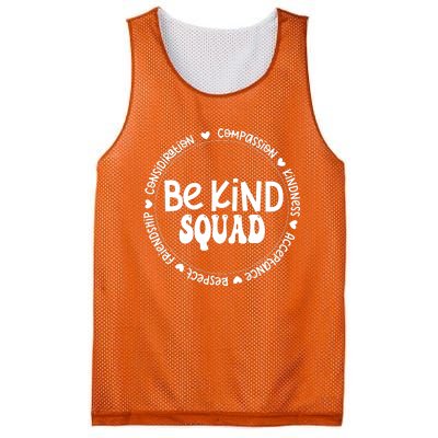 Kids Children Be Kind Squad We Wear Orange For Unity Day Mesh Reversible Basketball Jersey Tank