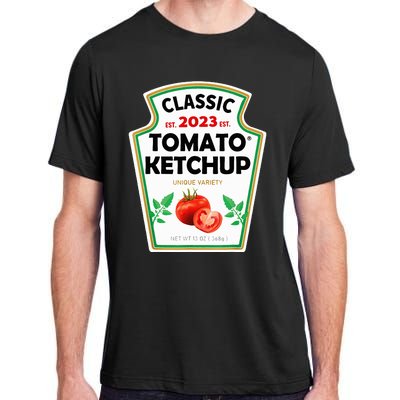 Ketchup Costume Condiments Couples Group Halloween Costume Adult ChromaSoft Performance T-Shirt