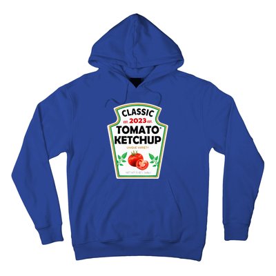 Ketchup Costume Condiments Couples Group Halloween Costume Hoodie