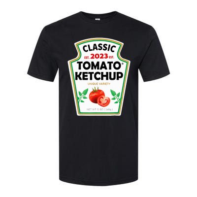 Ketchup Costume Condiments Couples Group Halloween Costume Softstyle® CVC T-Shirt