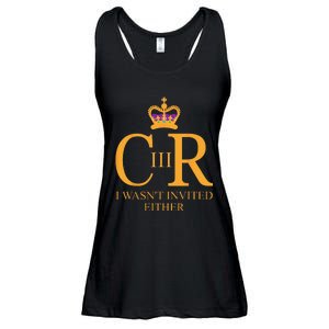 King Charles Coronation Not Invited Team Souvenir Ladies Essential Flowy Tank