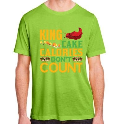 King Cake Calorie Don't Count Adult ChromaSoft Performance T-Shirt