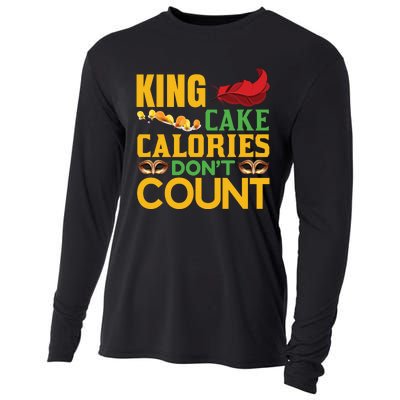 King Cake Calorie Don't Count Cooling Performance Long Sleeve Crew