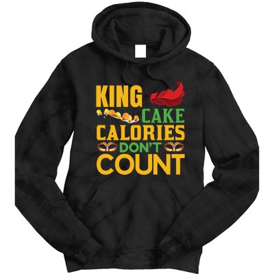 King Cake Calorie Don't Count Tie Dye Hoodie