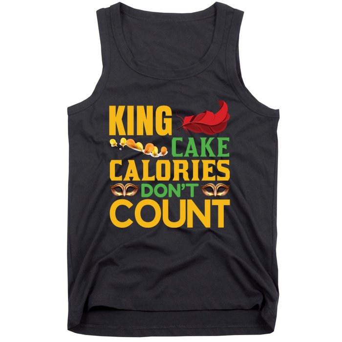 King Cake Calorie Don't Count Tank Top