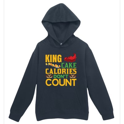 King Cake Calorie Don't Count Urban Pullover Hoodie