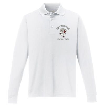 Ketterdam Crow Club Performance Long Sleeve Polo