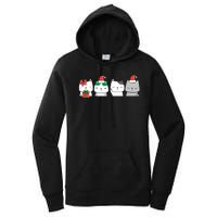 Kawaii Cat Christmas Cute Santa Hat Kittens Kitty Xmas Sweatshirt Women's Pullover Hoodie