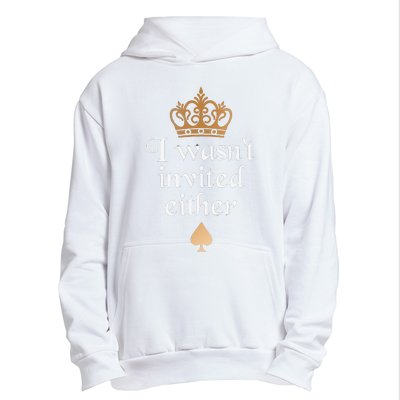 King charles coronation souvenirs i wasn't invited either Urban Pullover Hoodie