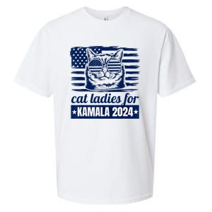 Kamala Childless Cat Lady 2024 Feminine Women Voting Funny Sueded Cloud Jersey T-Shirt