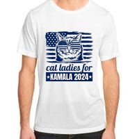 Kamala Childless Cat Lady 2024 Feminine Women Voting Funny Adult ChromaSoft Performance T-Shirt