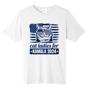 Kamala Childless Cat Lady 2024 Feminine Women Voting Funny Tall Fusion ChromaSoft Performance T-Shirt