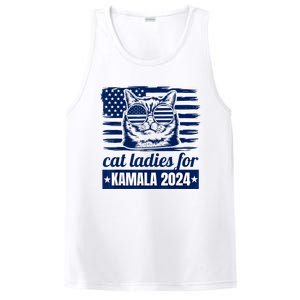 Kamala Childless Cat Lady 2024 Feminine Women Voting Funny PosiCharge Competitor Tank