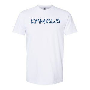 Kamala Cute Cat Typography Softstyle CVC T-Shirt