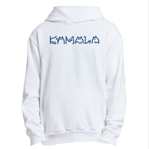 Kamala Cute Cat Typography Urban Pullover Hoodie