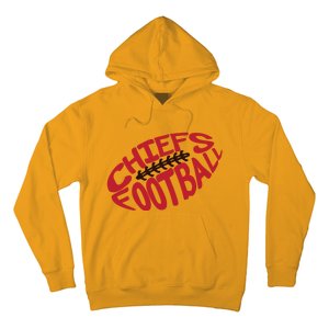 Kansas City Cool Football Chiefs Logo Hoodie