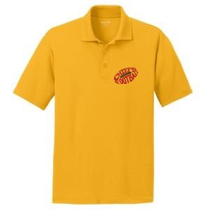 Kansas City Cool Football Chiefs Logo PosiCharge RacerMesh Polo