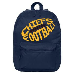 Kansas City Cool Football Chiefs Logo 16 in Basic Backpack