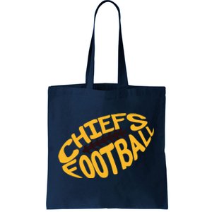 Kansas City Cool Football Chiefs Logo Tote Bag