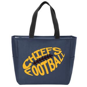 Kansas City Cool Football Chiefs Logo Zip Tote Bag