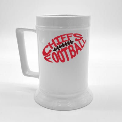 Kansas City Cool Football Chiefs Logo Beer Stein