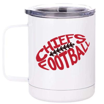 Kansas City Cool Football Chiefs Logo 12 oz Stainless Steel Tumbler Cup