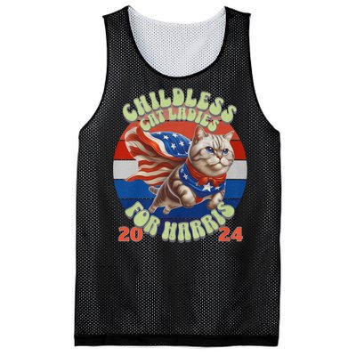 Kamala Childless Cat Ladies For Harris 2024 Mesh Reversible Basketball Jersey Tank