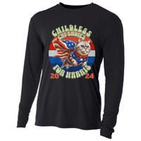 Kamala Childless Cat Ladies For Harris 2024 Cooling Performance Long Sleeve Crew