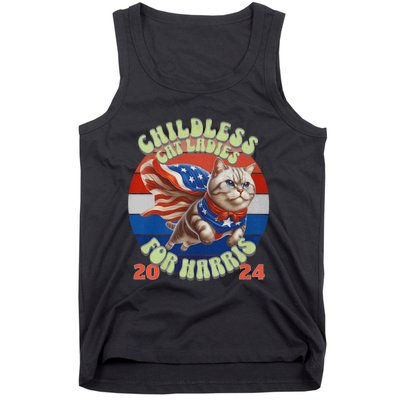 Kamala Childless Cat Ladies For Harris 2024 Tank Top