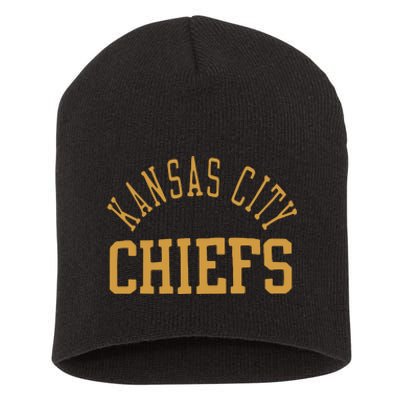 Kansas City Chief Short Acrylic Beanie