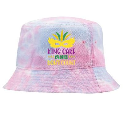 King Cake Calories Don't Count Tie-Dyed Bucket Hat