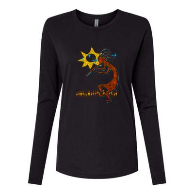 Kokopelli Concert Cool Fashion Native American Womens Cotton Relaxed Long Sleeve T-Shirt