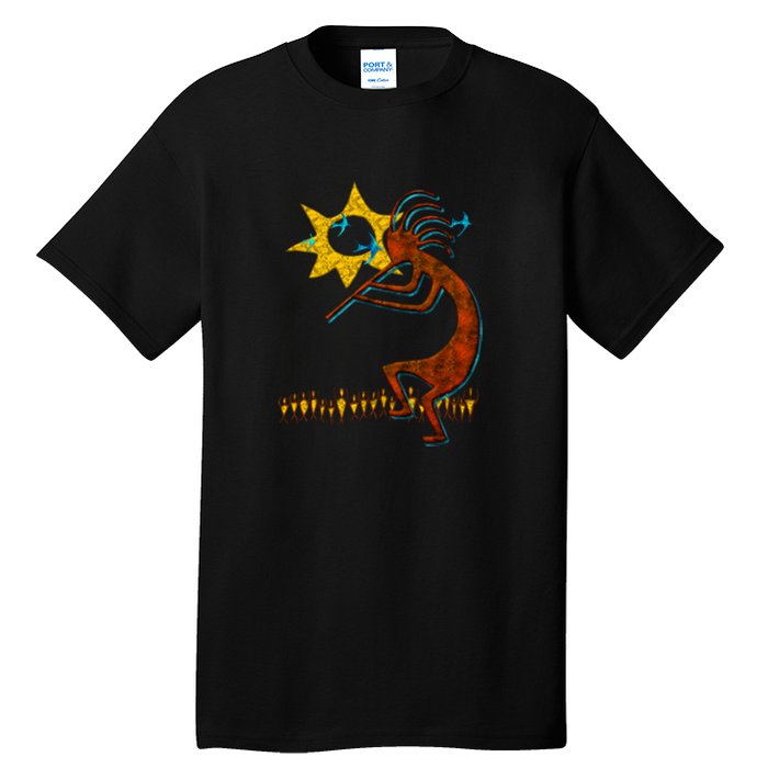 Kokopelli Concert Cool Fashion Native American Tall T-Shirt