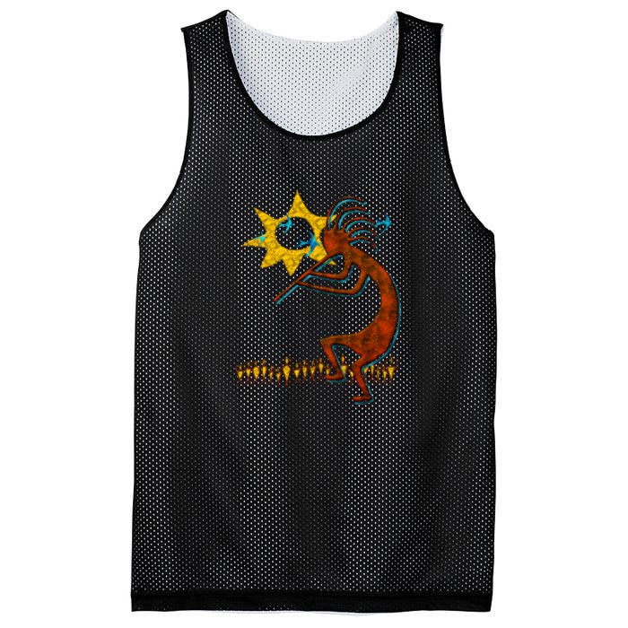 Kokopelli Concert Cool Fashion Native American Mesh Reversible Basketball Jersey Tank