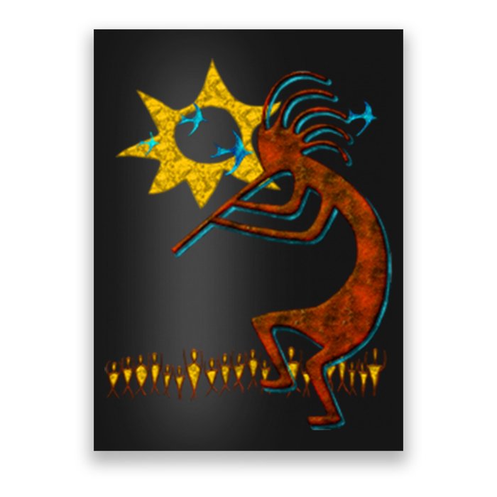 Kokopelli Concert Cool Fashion Native American Poster