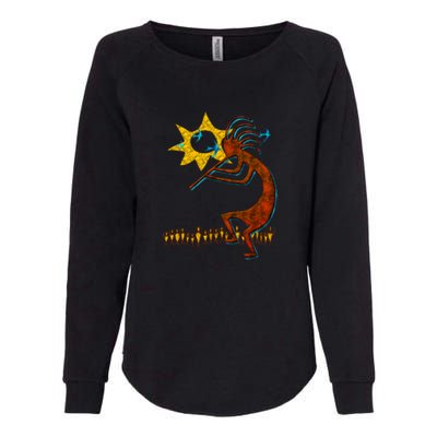 Kokopelli Concert Cool Fashion Native American Womens California Wash Sweatshirt