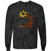 Kokopelli Concert Cool Fashion Native American Tie-Dye Long Sleeve Shirt