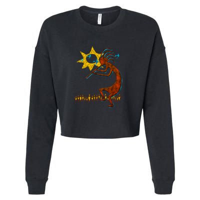 Kokopelli Concert Cool Fashion Native American Cropped Pullover Crew