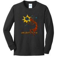 Kokopelli Concert Cool Fashion Native American Kids Long Sleeve Shirt