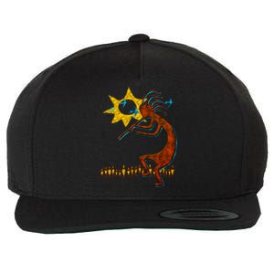 Kokopelli Concert Cool Fashion Native American Wool Snapback Cap