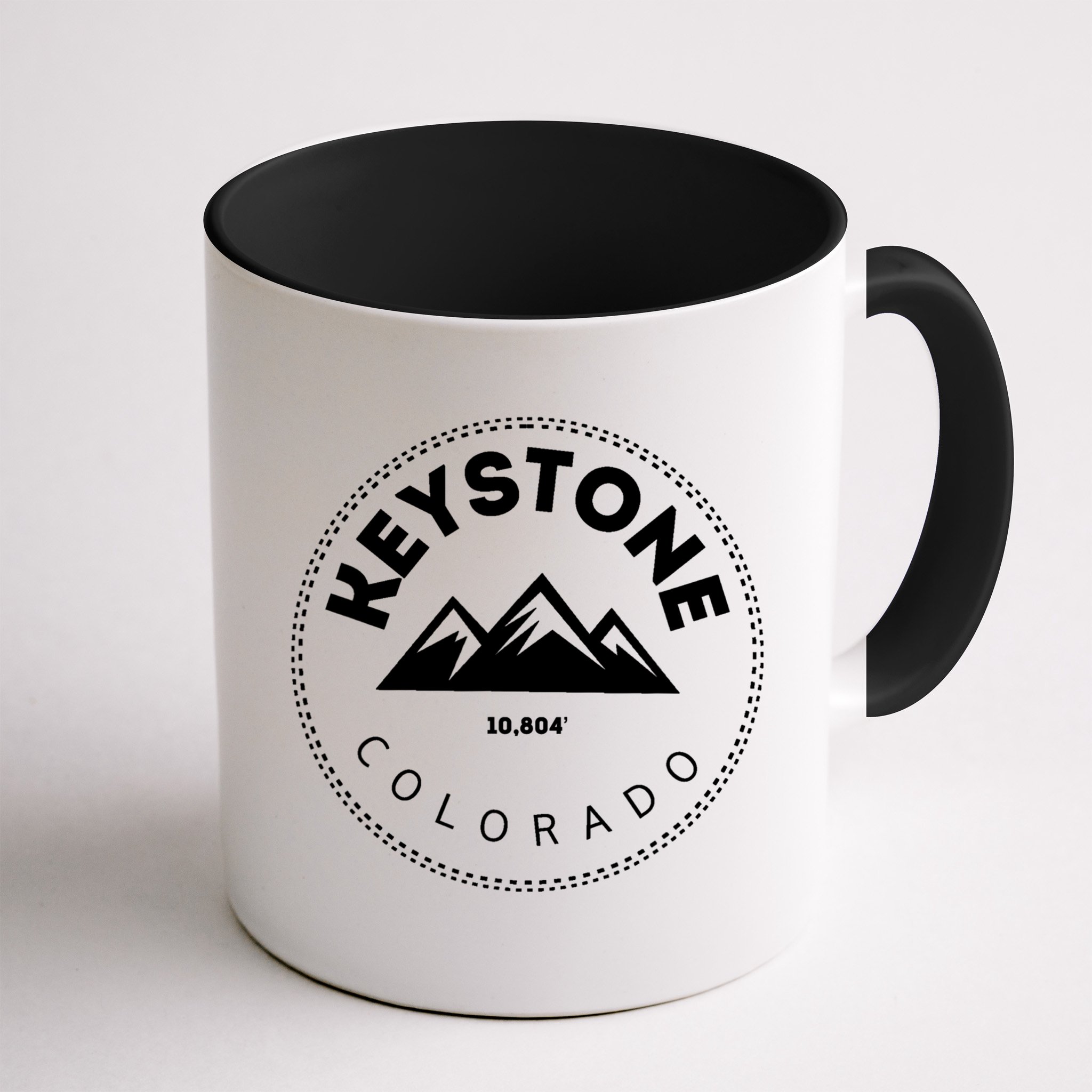 Keystone Colorado Co Mountain Town Funny Gift Elevated Skiing Mug