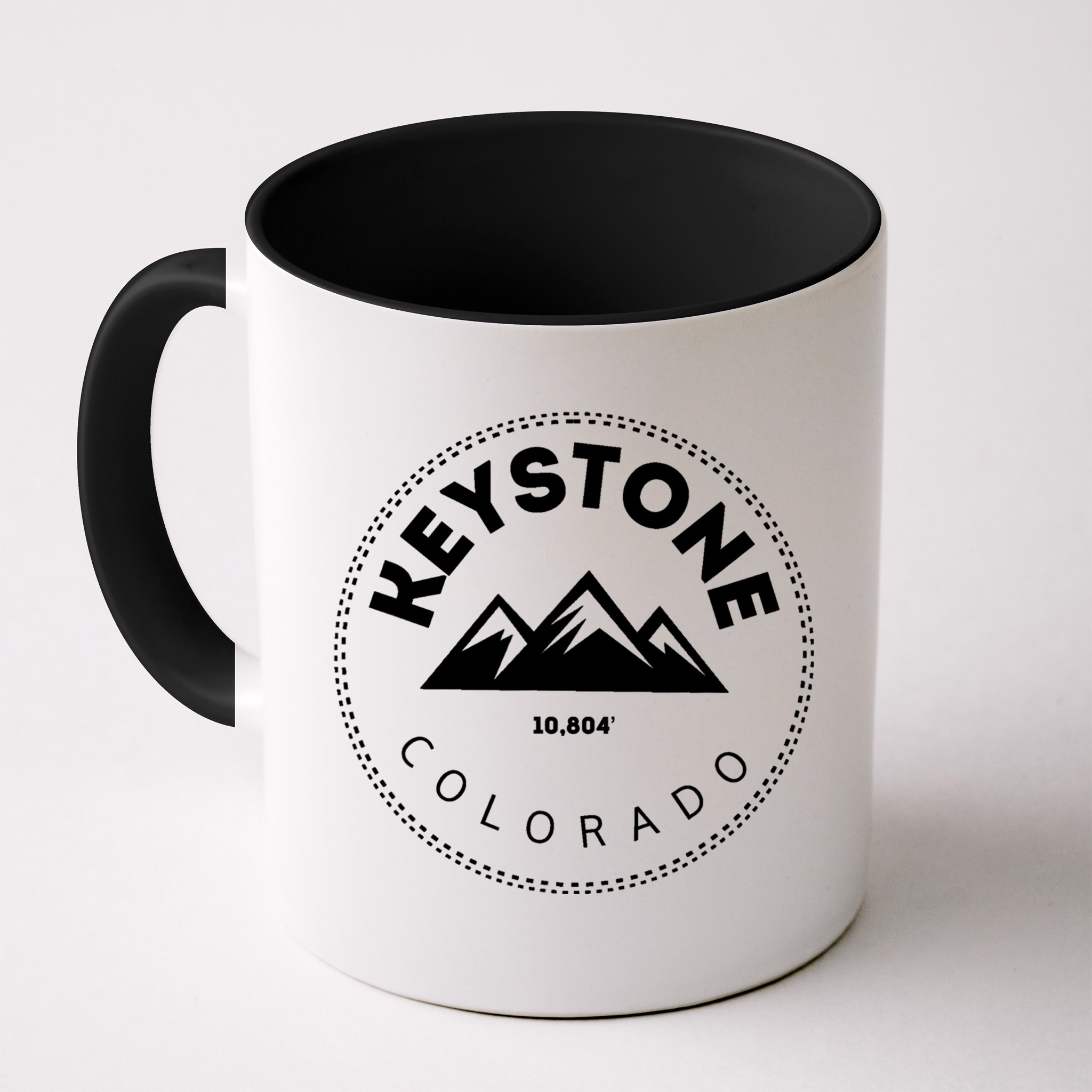 Keystone Colorado Co Mountain Town Funny Gift Elevated Skiing Mug