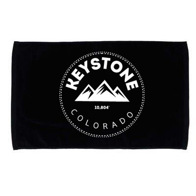 Keystone Colorado Co Mountain Town Funny Gift Elevated Skiing Microfiber Hand Towel